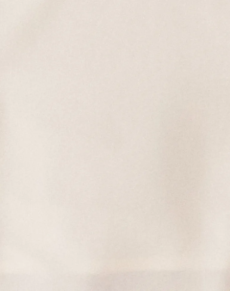 Jivika Crop Top in Chiffon Cream