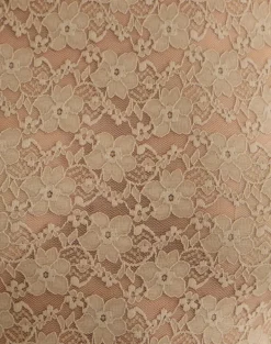 Jiwon Keyhole Top in Lace Khaki
