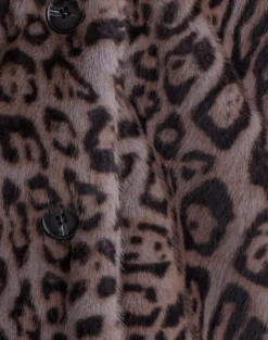 Joji Jacket in Warm Grey Leopard