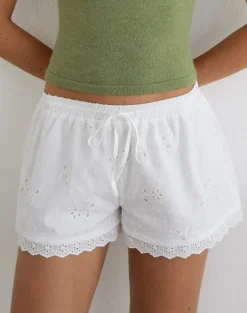 Judy Boxer Short in Broderie White