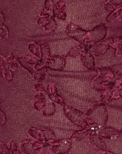 Kaido Midi Dress in Sequin Knit Burgundy