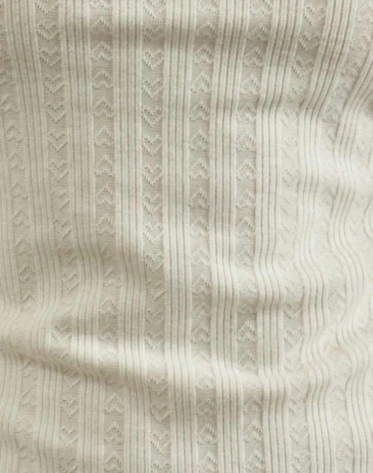 Kalinda Vest Top in Pointelle Ivory
