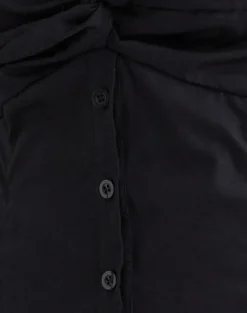 Karis Shirt in Poplin Black