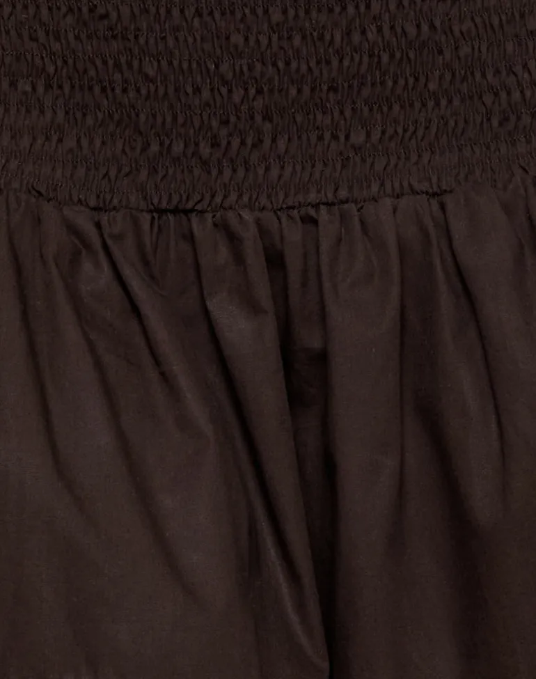 Kenma Mini Skirt in Bitter Chocolate