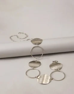 Kiana Round Belt in Silver