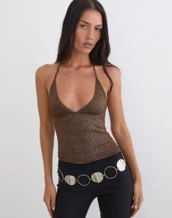 Kiana Round Belt in Silver