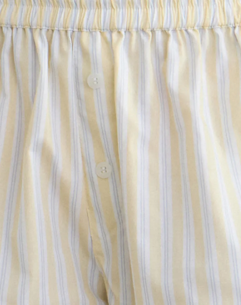 Laboxe Short in Candy Stripe Yellow
