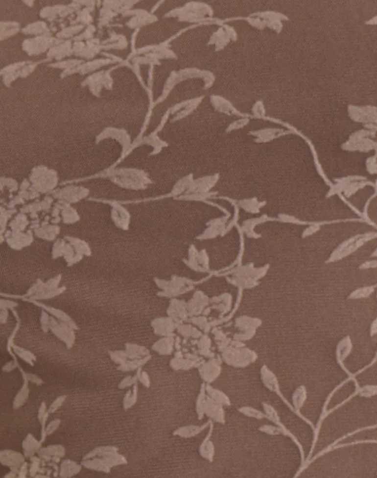 Lakya Top in Leafy Flock Dark Taupe