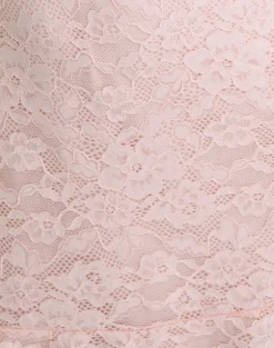 Lanaila Mini Dress in Lace Soft Pink