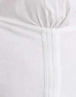 Lasily V Neck Corset Top in White