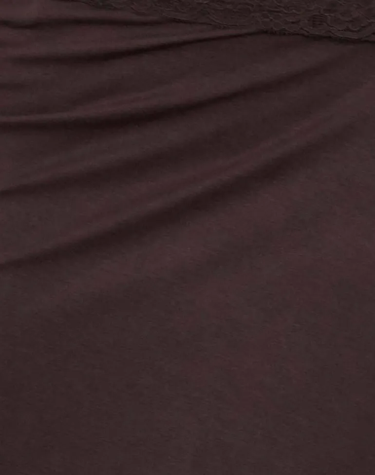 Laudine Midi Skirt in Bitter Chocolate
