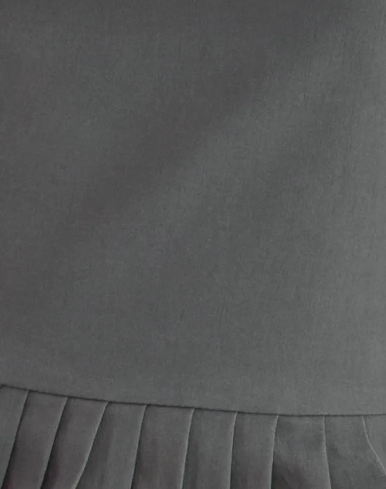 Lavena Top in Tailoring Slate Grey