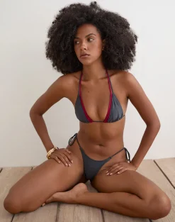 Lentra Bikini Bottom in Charcoal