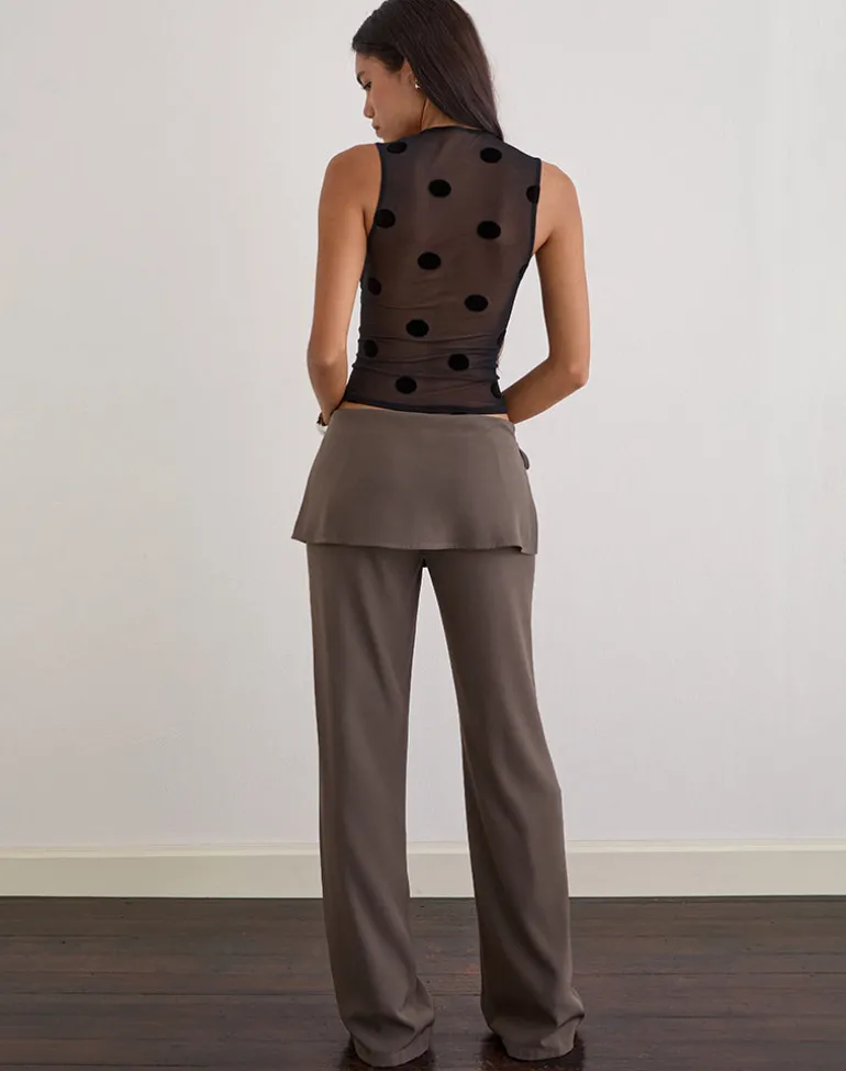 Lihat Top in Big Polka Black
