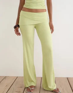 Lolicy Trouser Skirt in Rayon Jersey Pistachio