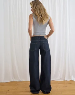 Low Rise Parallel Jeans in Heritage Indigo