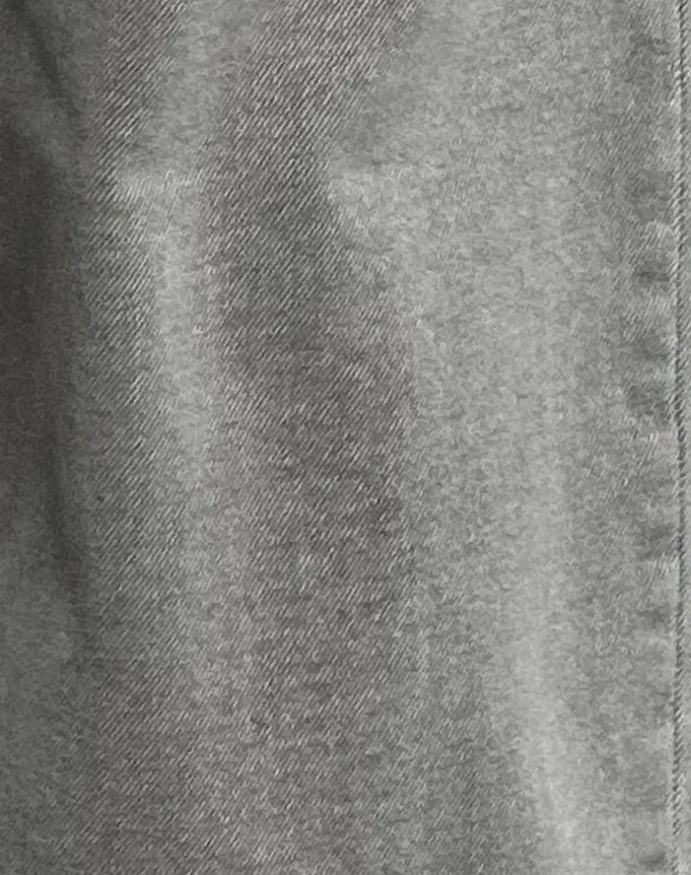 Low Rise Roomy Jeans in Bleach Grey
