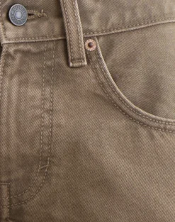 Low Rise Roomy Jeans in Bronze