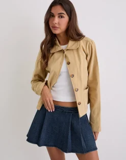 Lupi Micro Skirt in Chambray Vintage Blue
