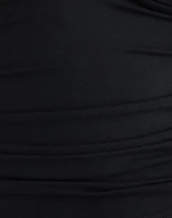 Lycia Plunge Top in Black