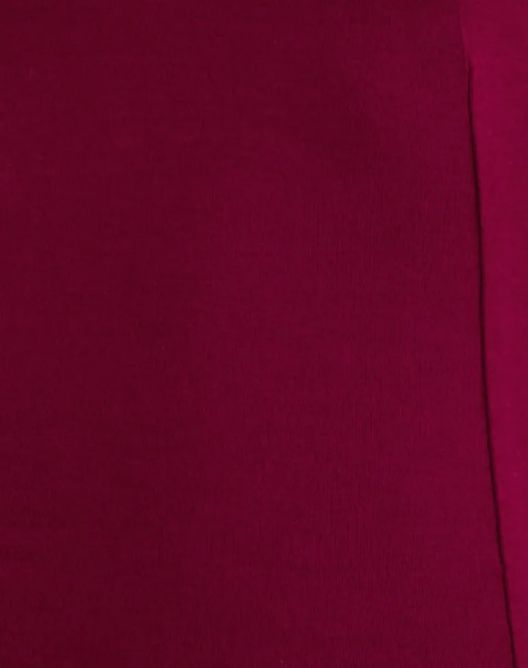 Lynod Plunge Top in Rayon Burgundy