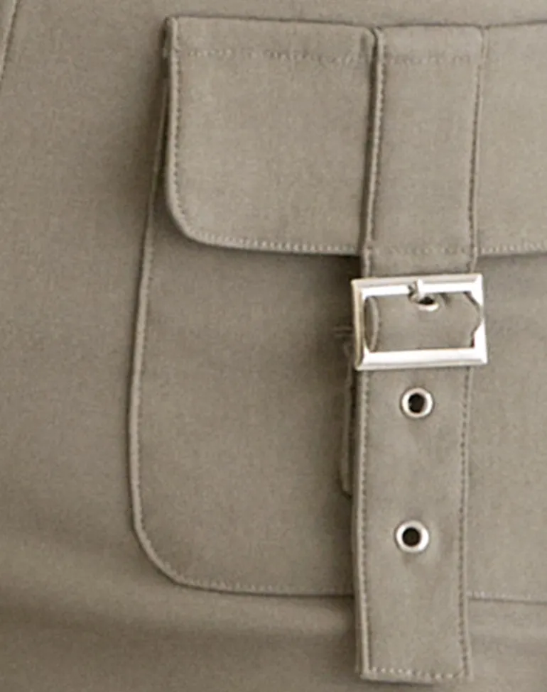 Maite Pocket Trouser in Tailoring Taupe