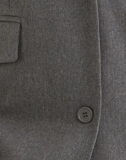Maiwa Textured Tailoring Blazer in Charcoal
