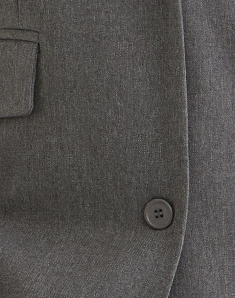 Maiwa Textured Tailoring Blazer in Charcoal