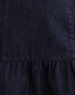 Manama Mini Dress in Chambray Indigo