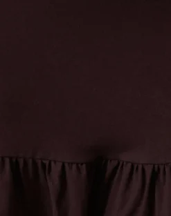 Maufa Mini Dress in Jersey Bitter Chocolate