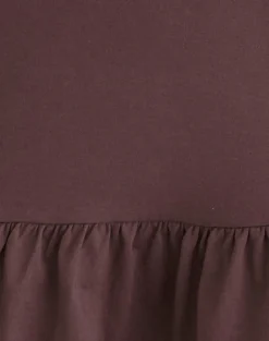 Maufa Mini Dress in Jersey Deep Taupe