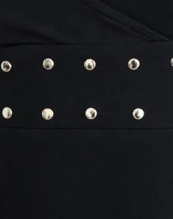 Mayoti Top in Rayon Jersey Black with Studs