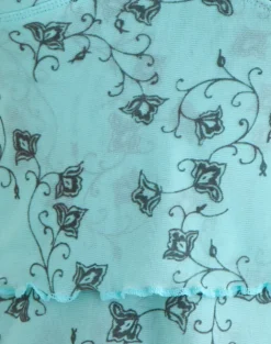 Merida Top in Winding Ivy Blue