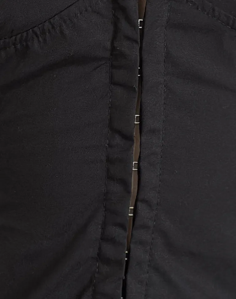 Miken Halterneck Vest Top in Black