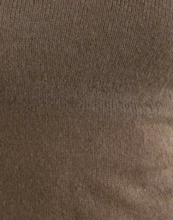 Misora Long Sleeve Top in Sheer Knit Taupe