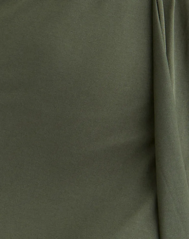 Miyoko Halter Mini Dress in Green