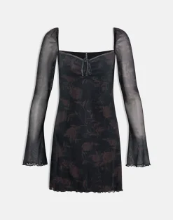 Modena Long Sleeve Dress in Dynamic Rose