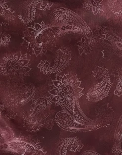 Modena Long Sleeve Mini Dress in Tonal Paisley Plum