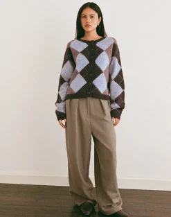Nala Trouser in Tailoring Beige