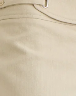 Nalita Trouser in Beige with Buckle Waist