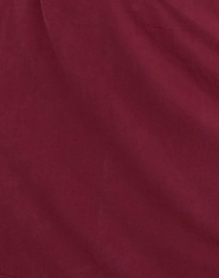 Namya Mini Skort in Cupro Burgundy