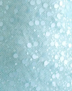 Nataru Mini Dress in Net Sequin Blue