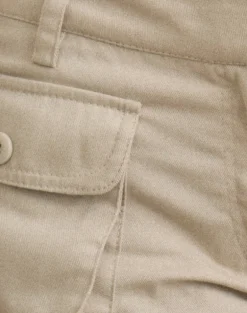 Nisbet Micro Short in Cotton Twill Latte