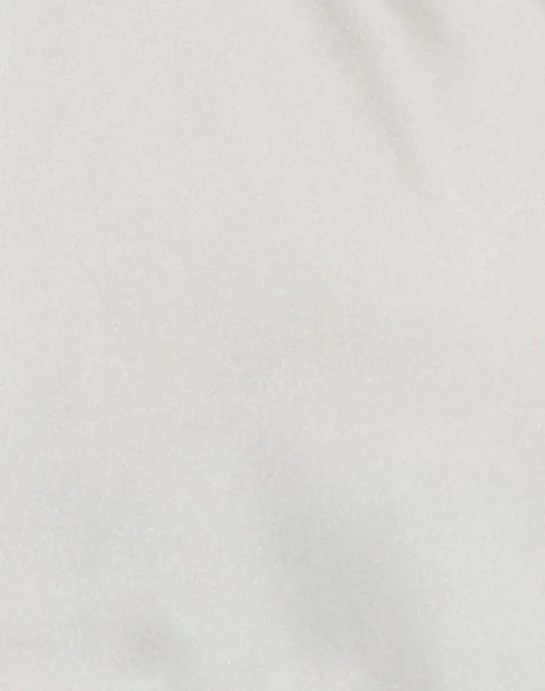 Nobara Longline Halterneck Top in Jacquard Ivory
