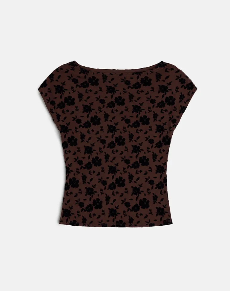 Nova Top in Garden Floral Brown