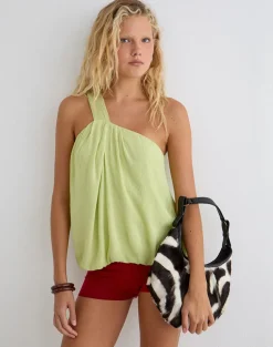 Nox Top in Crinkle Pistachio