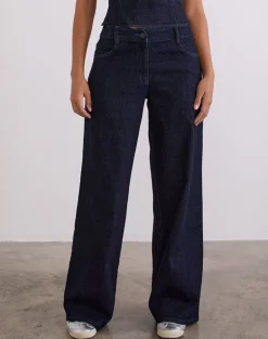 Nuvia Trousers in Chambray Indigo