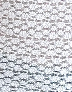 Olaya Frill Edge Top in Krisan Lace White