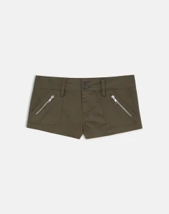 Olra Cargo Short in Cotton Light Twill Khaki