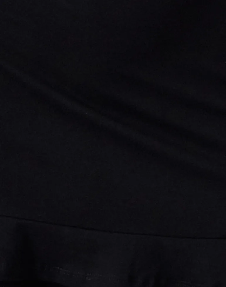 Opaline Backless Mini Dress in Black